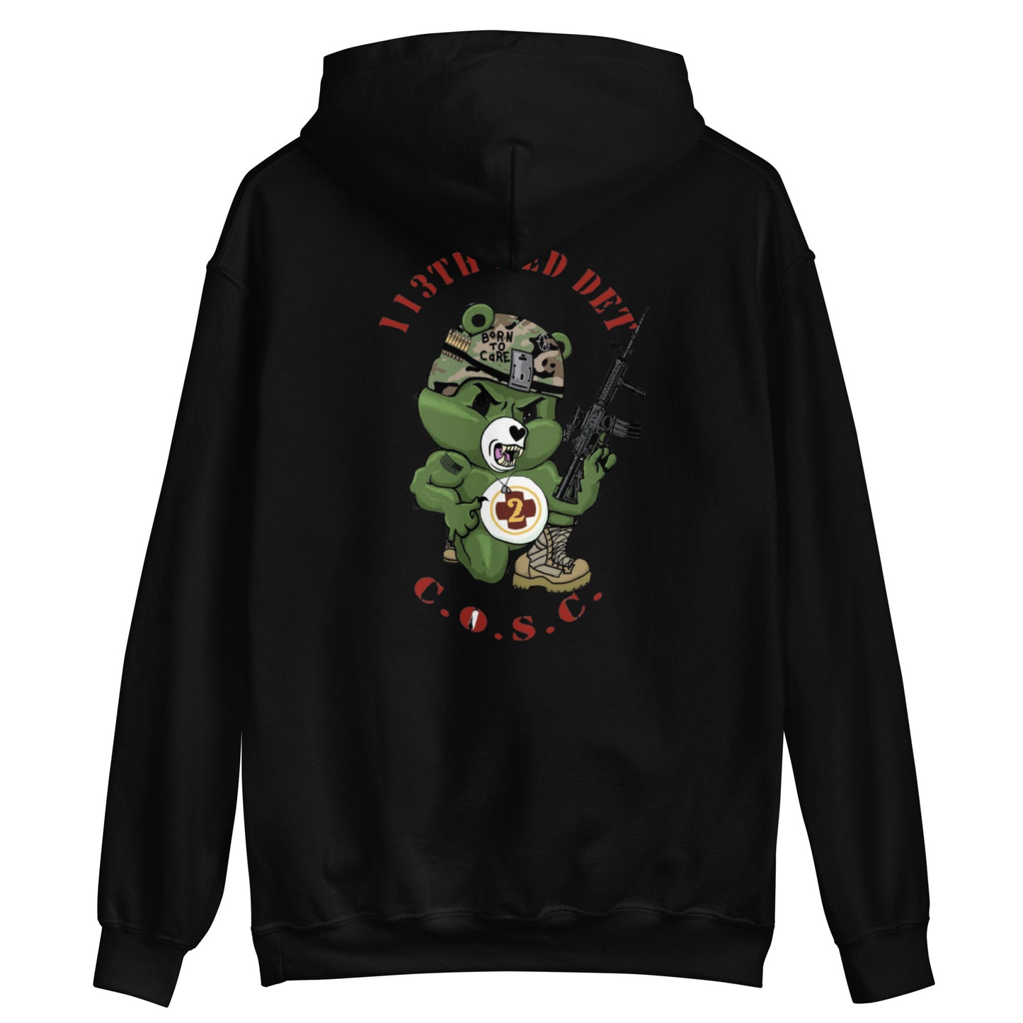 SUDADERA CON CAPUCHA NACIDOS PARA CUIDAR
