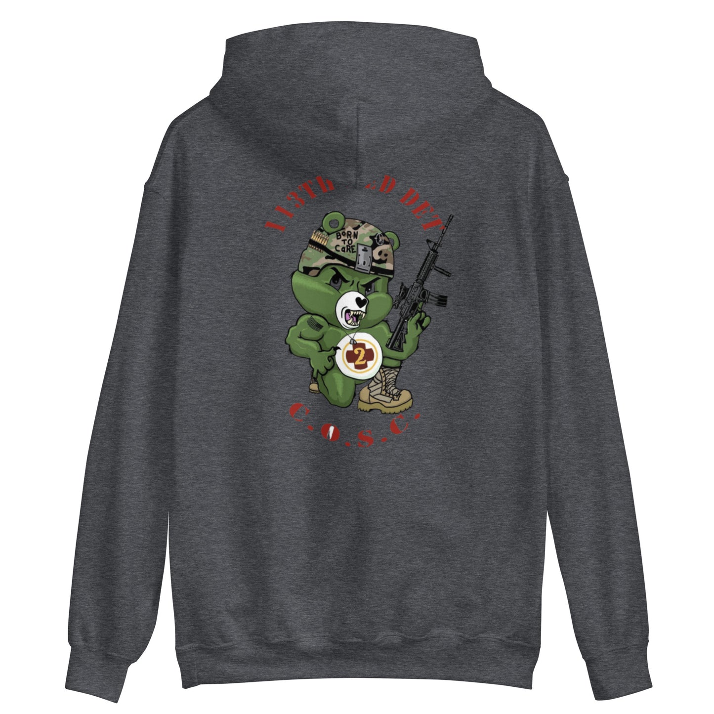 SUDADERA CON CAPUCHA NACIDOS PARA CUIDAR