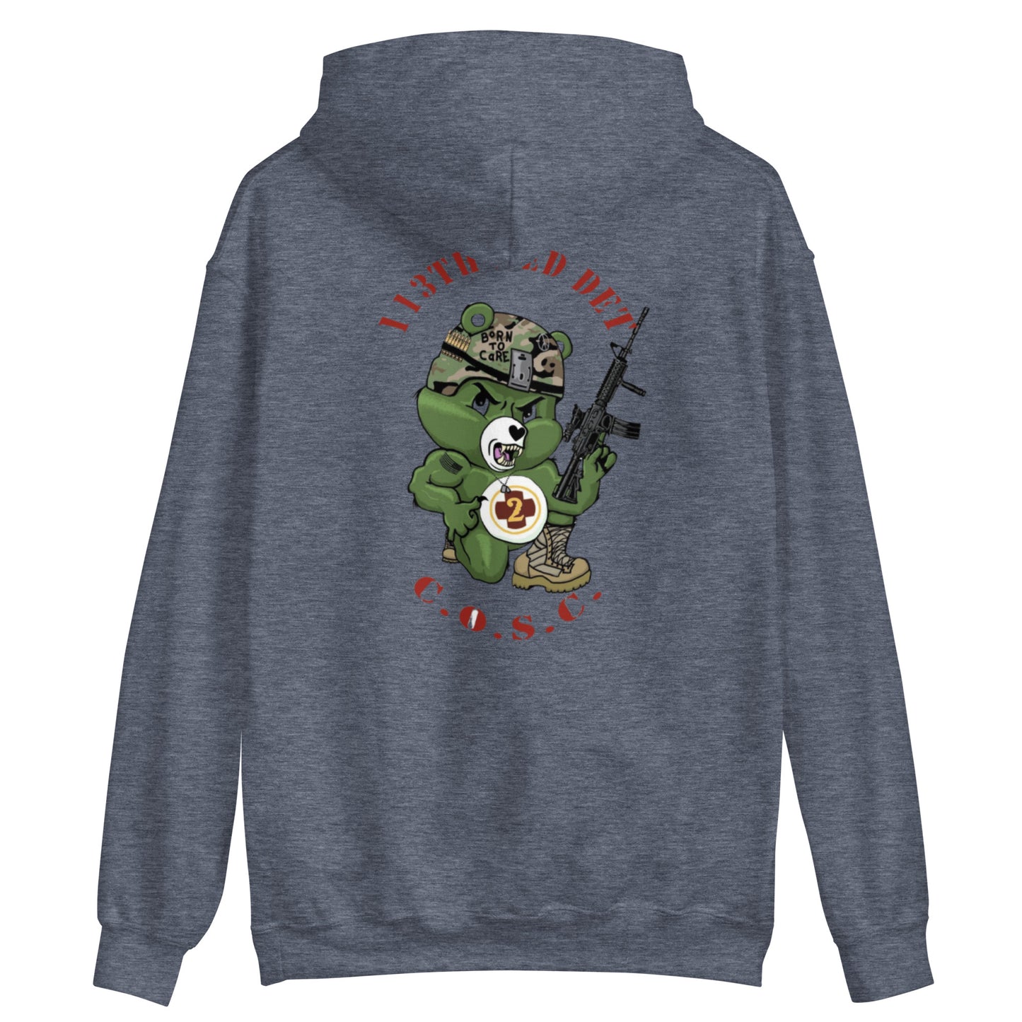 SUDADERA CON CAPUCHA NACIDOS PARA CUIDAR