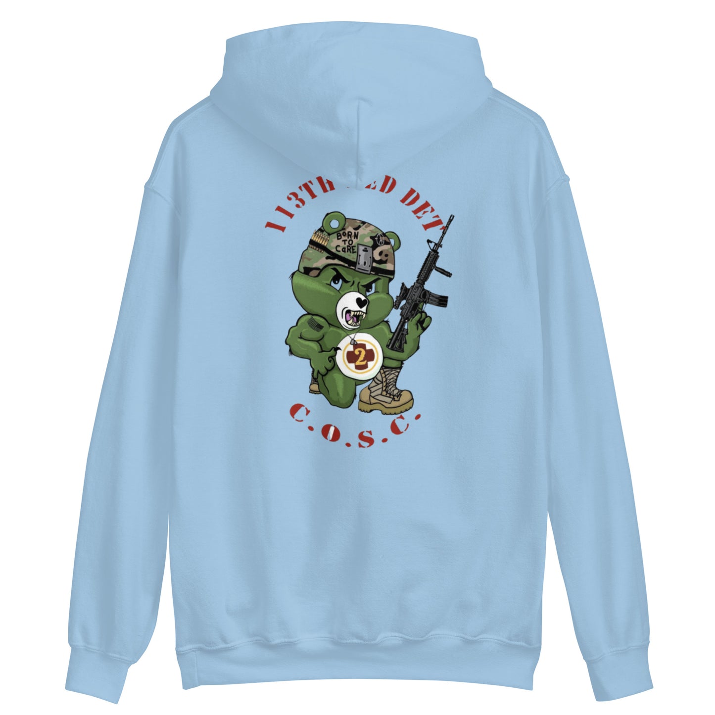 SUDADERA CON CAPUCHA NACIDOS PARA CUIDAR