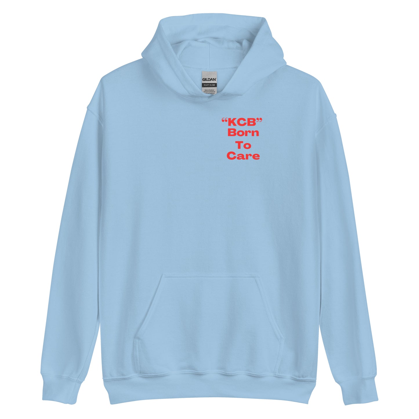 SUDADERA CON CAPUCHA NACIDOS PARA CUIDAR
