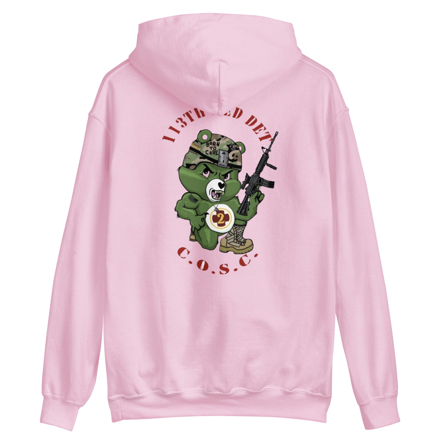 SUDADERA CON CAPUCHA NACIDOS PARA CUIDAR