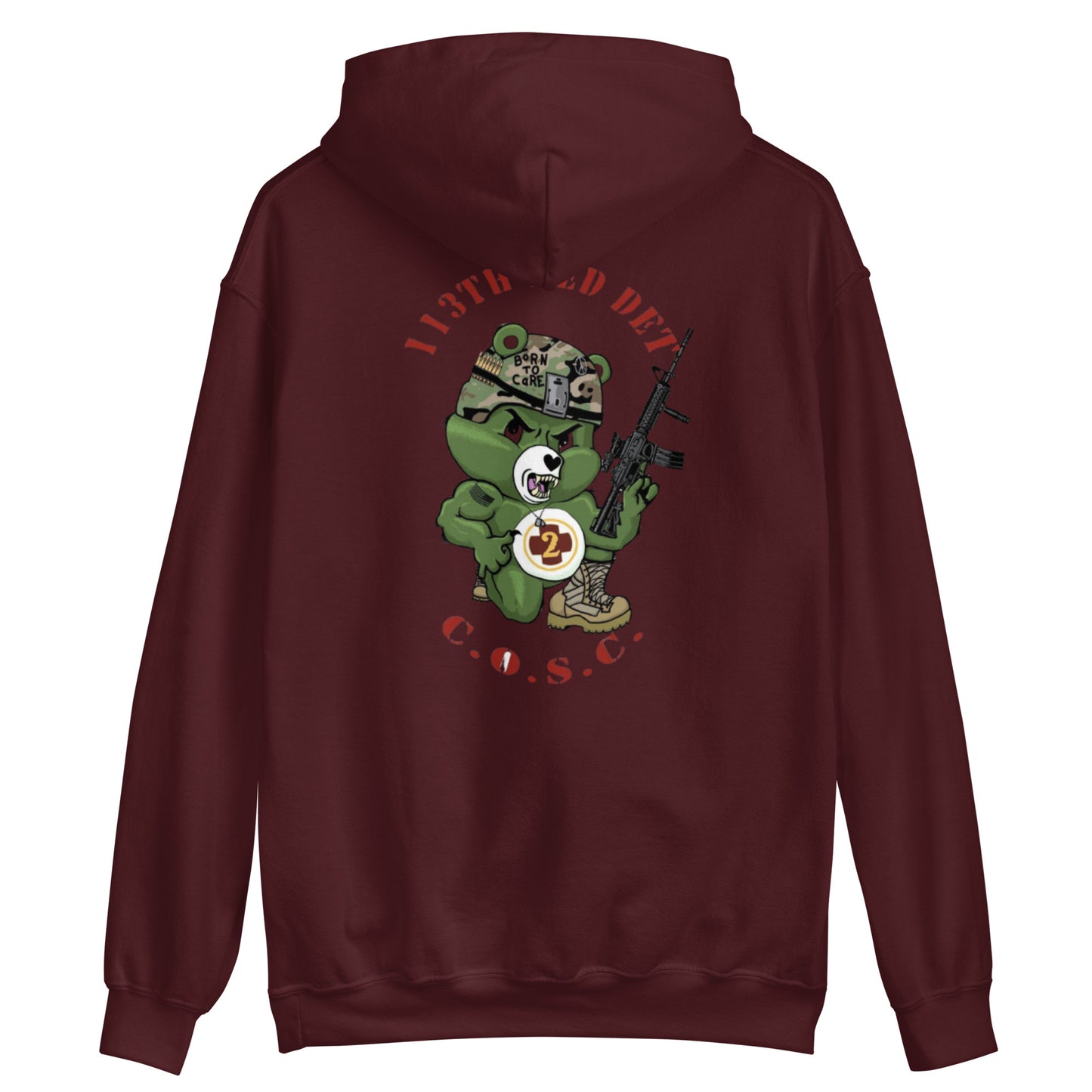 SUDADERA CON CAPUCHA NACIDOS PARA CUIDAR