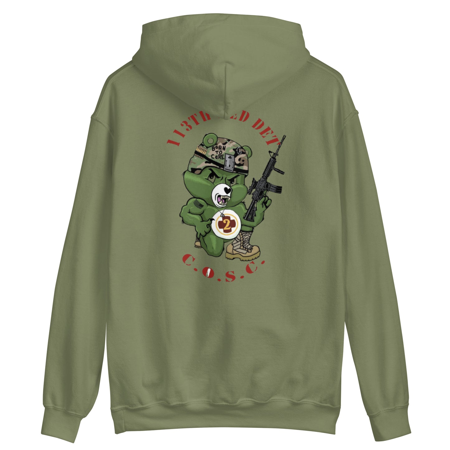 SUDADERA CON CAPUCHA NACIDOS PARA CUIDAR