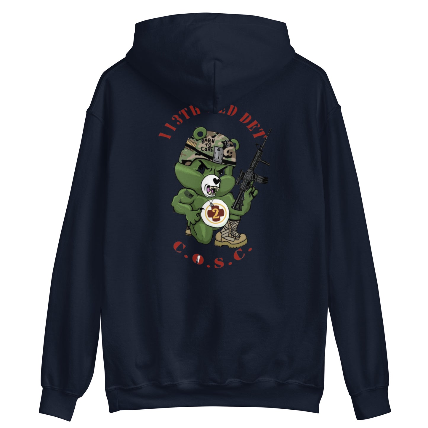 SUDADERA CON CAPUCHA NACIDOS PARA CUIDAR