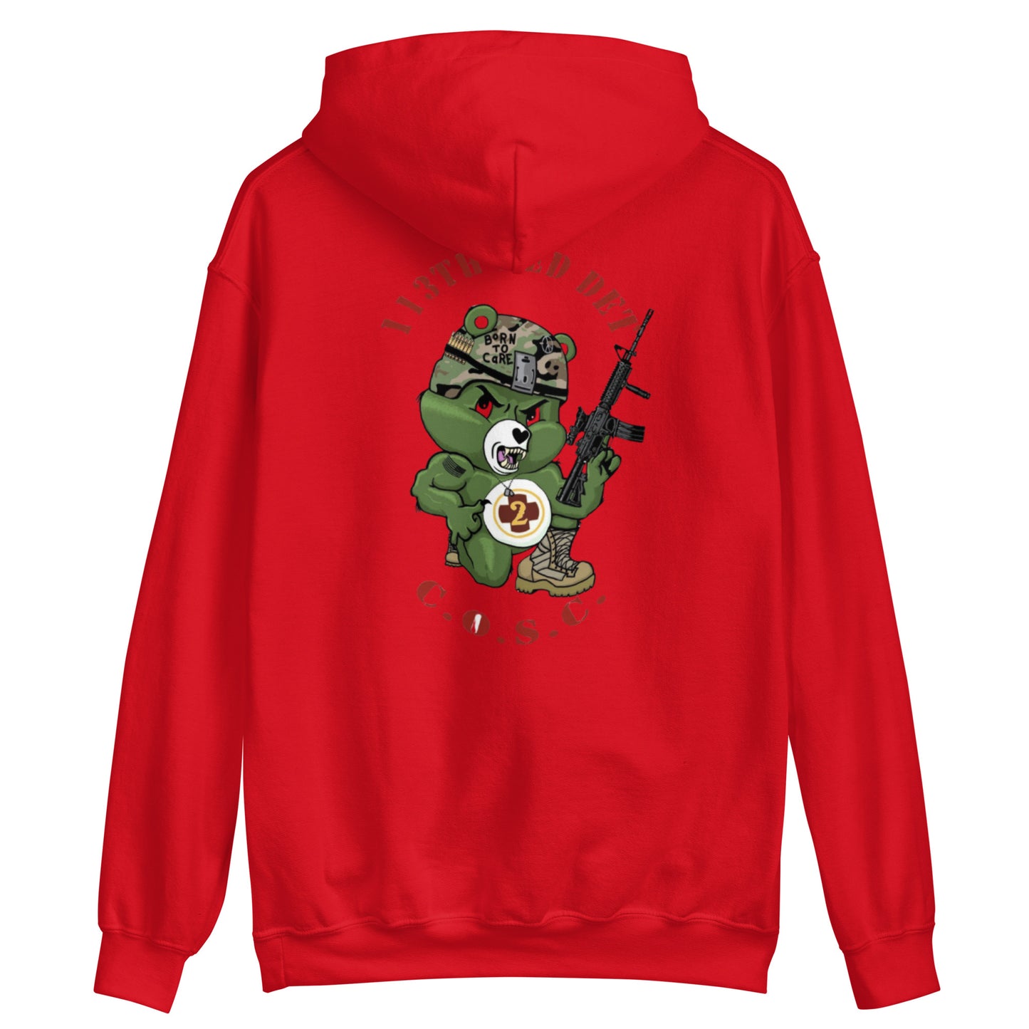 SUDADERA CON CAPUCHA NACIDOS PARA CUIDAR