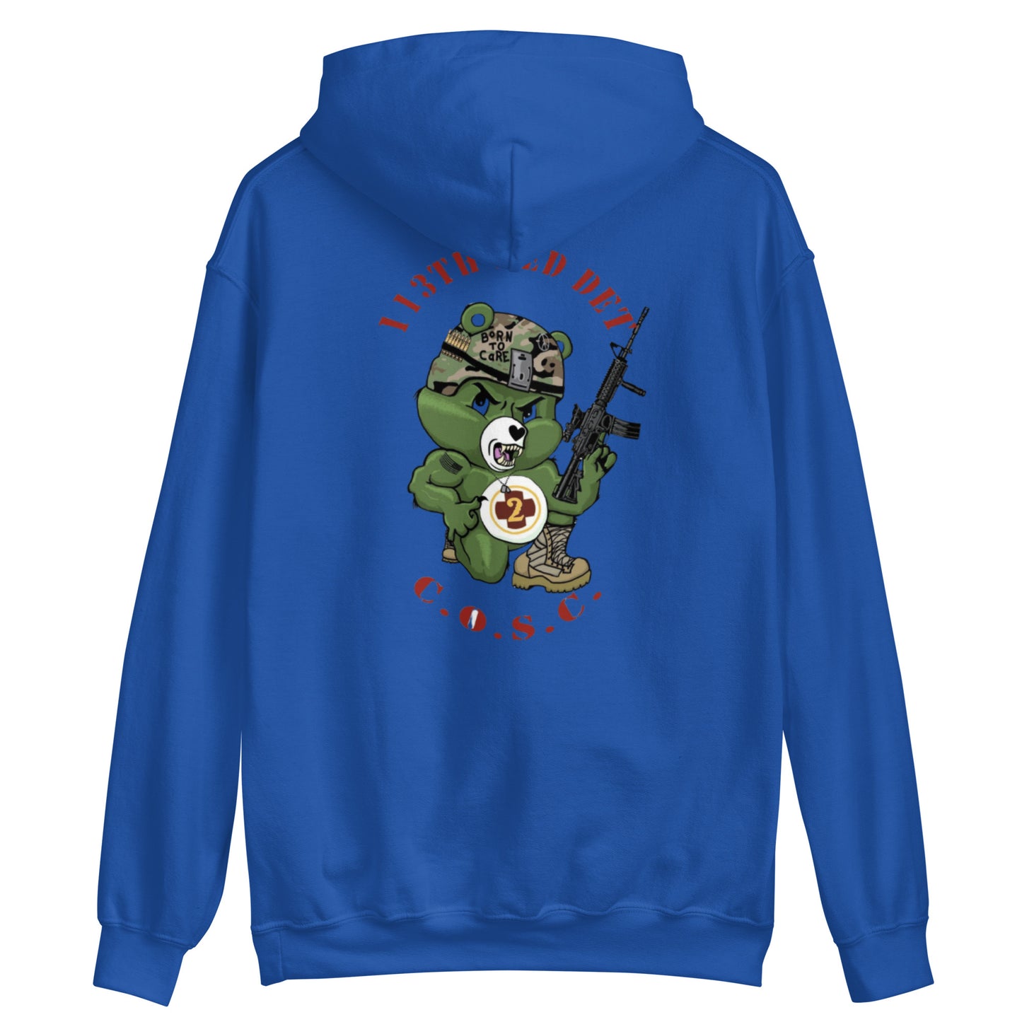 SUDADERA CON CAPUCHA NACIDOS PARA CUIDAR