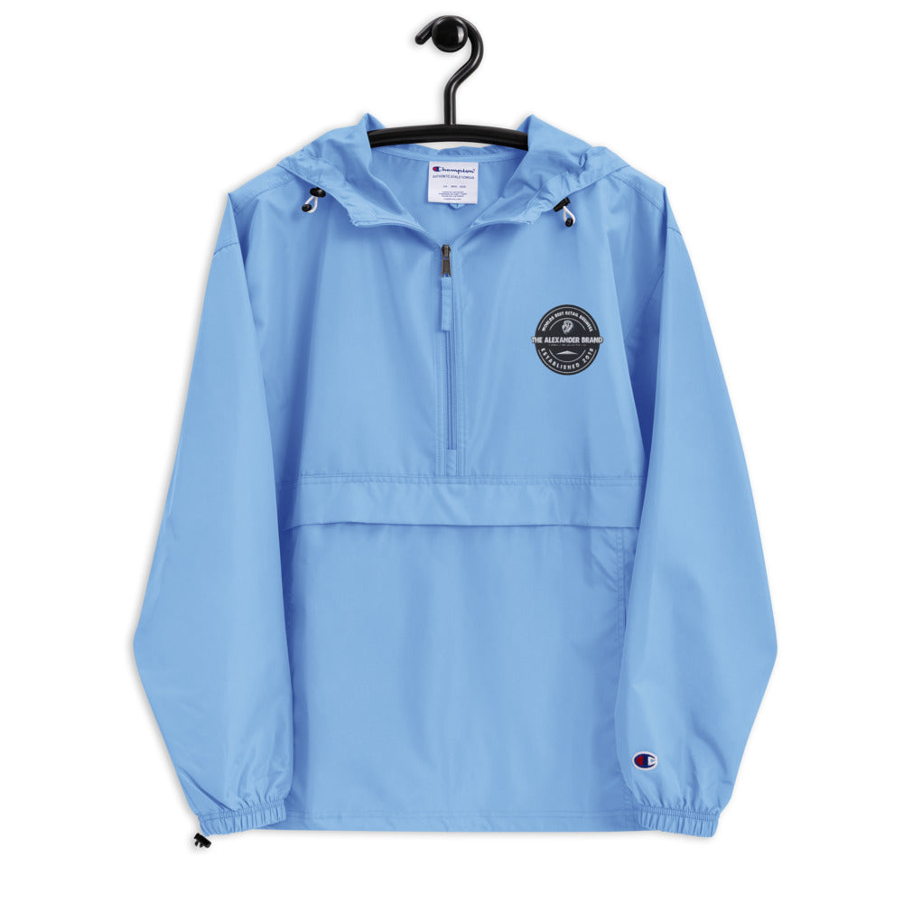 Embroidered Champion Packable Jacket (With Alexander Brand Logo) - The Alexander Brand
