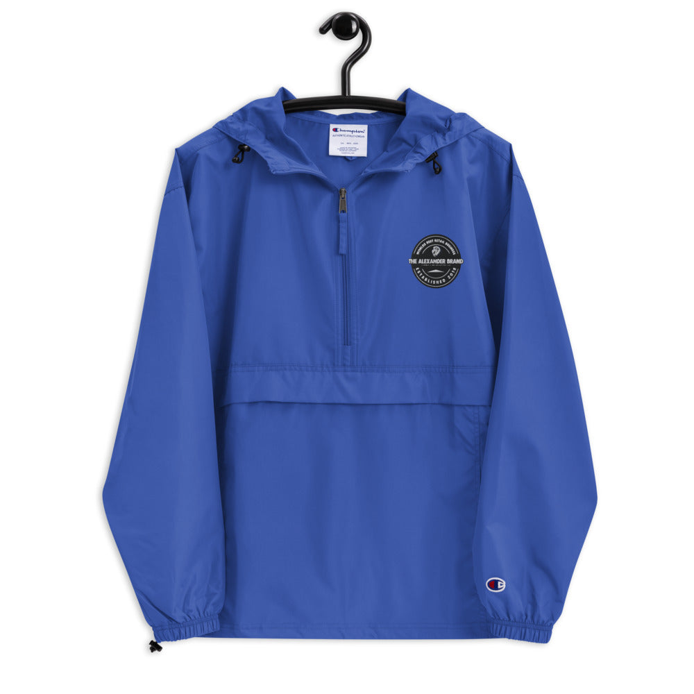 Embroidered Champion Packable Jacket (With Alexander Brand Logo) - The Alexander Brand