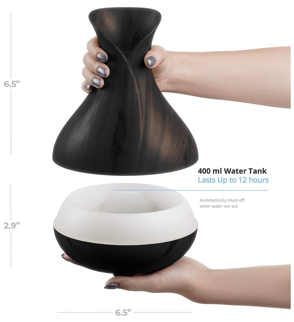 Smart WiFi Wireless Essential Oil Aromatherapy 400ml Ultrasonic Diffuser - The Alexander Brand