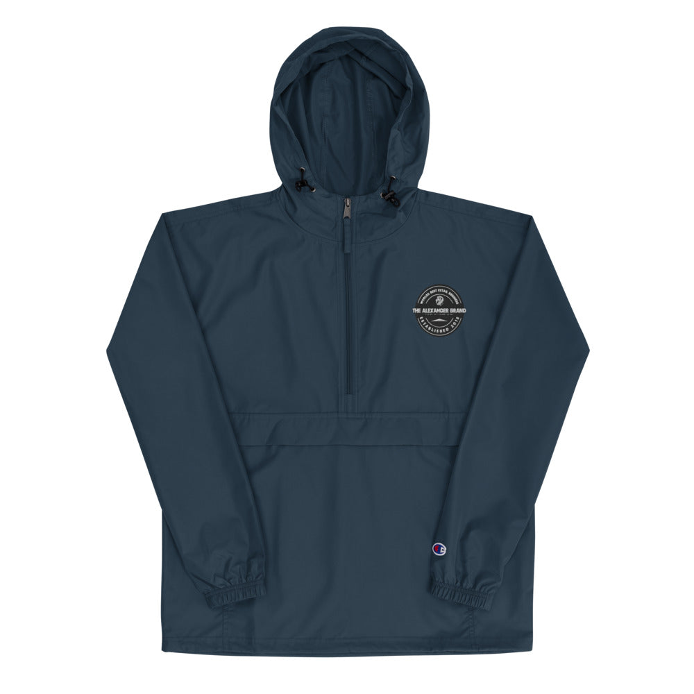 Embroidered Champion Packable Jacket (With Alexander Brand Logo) - The Alexander Brand