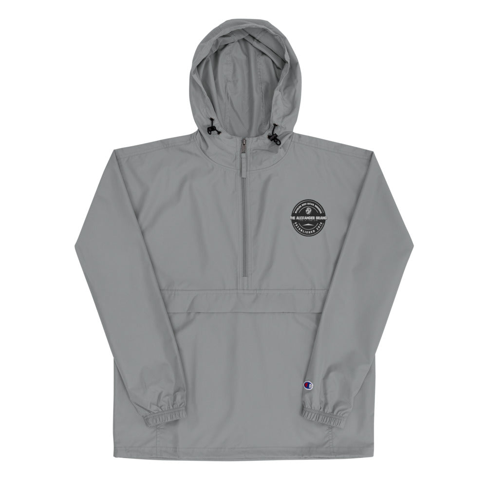 Embroidered Champion Packable Jacket (With Alexander Brand Logo) - The Alexander Brand