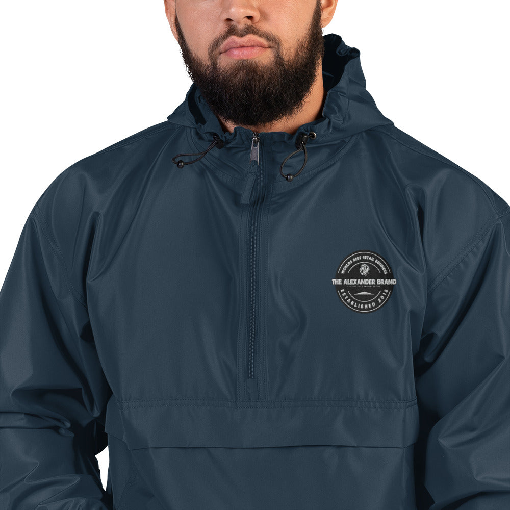 Embroidered Champion Packable Jacket (With Alexander Brand Logo) - The Alexander Brand