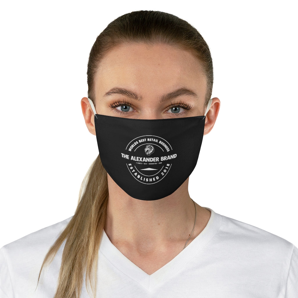 Fabric Face Mask -The Alexander Brand logo - The Alexander Brand 