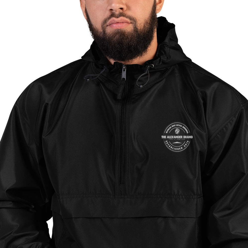 Embroidered Champion Packable Jacket (With Alexander Brand Logo) - The Alexander Brand 