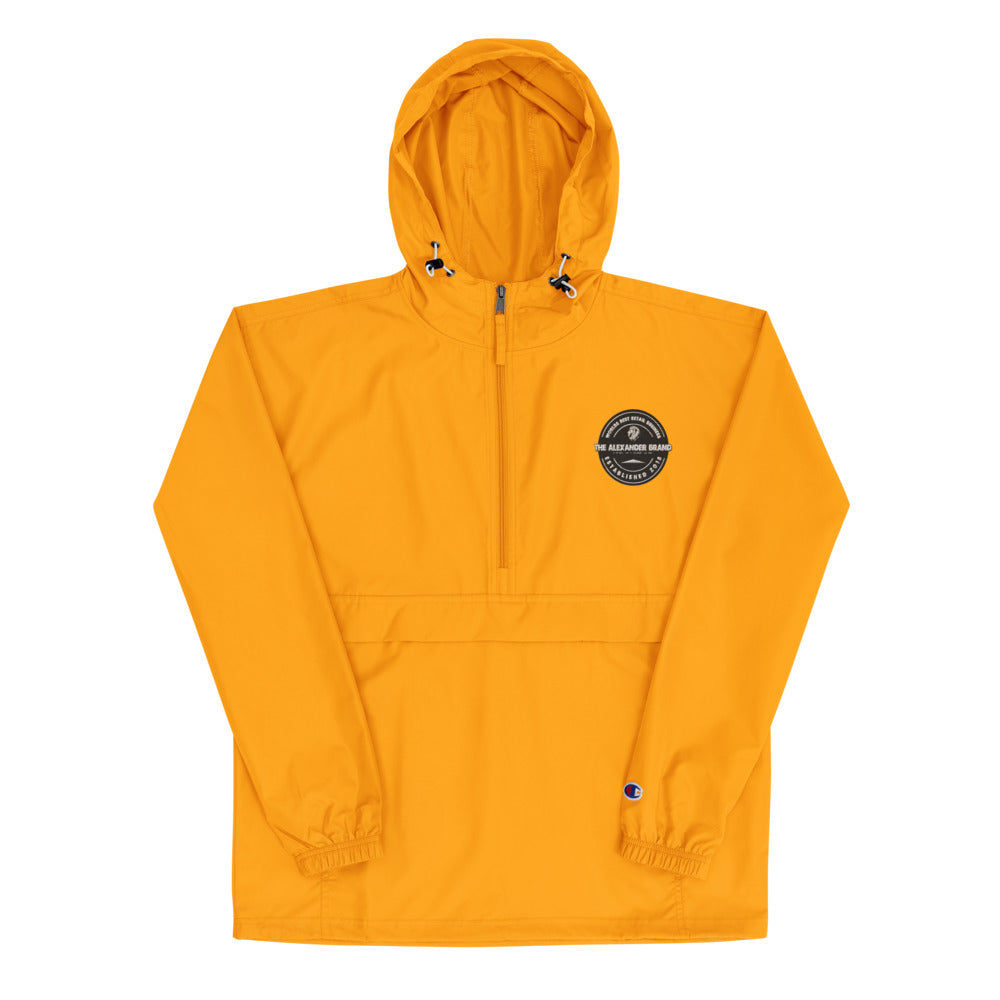 Champion hooded hotsell packable popover jacket